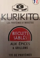 Bisciits sablés aux épices et grillons