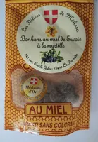 Bonbons boule miel et myrtille