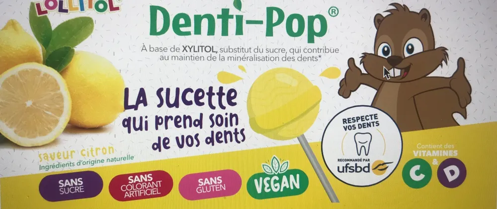 Denti-pop saveur citron