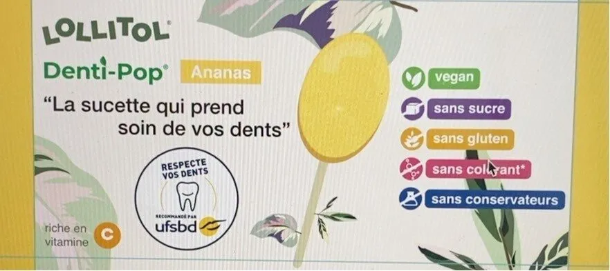 Denti-pop saveur ananas