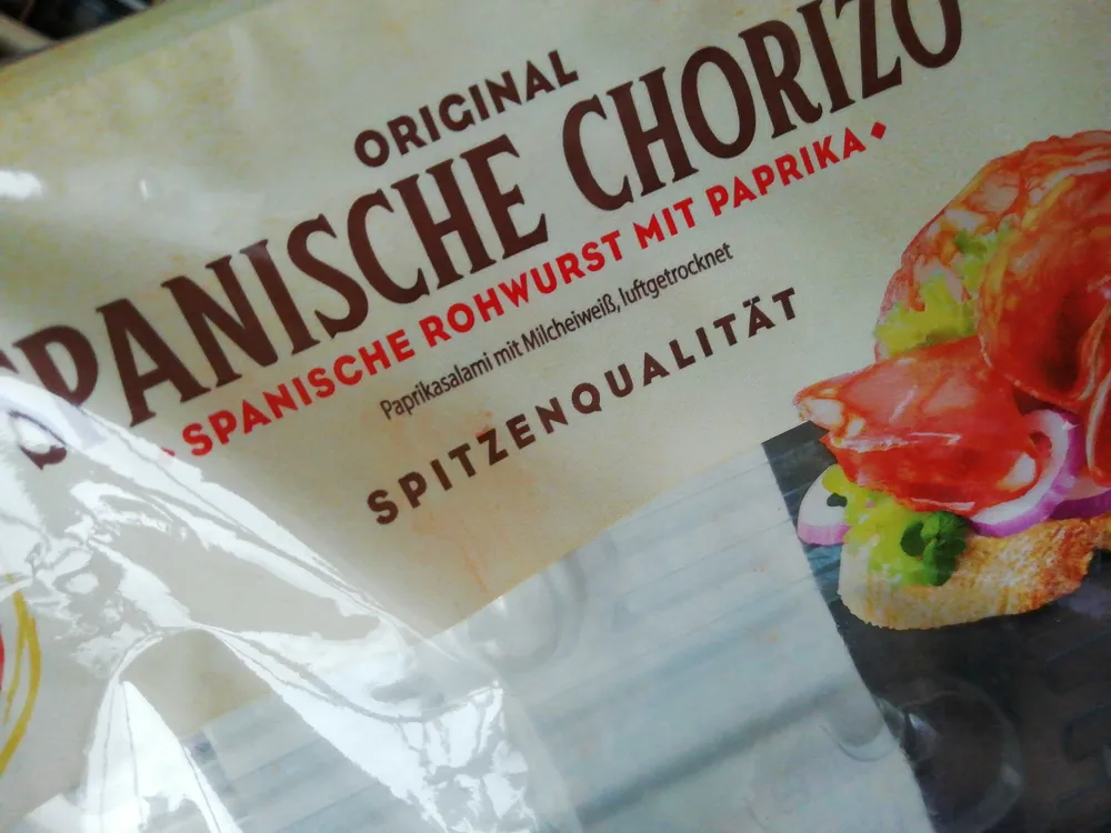 Original Spanische Chorizo, Spanische Rohwurst mit Paprika