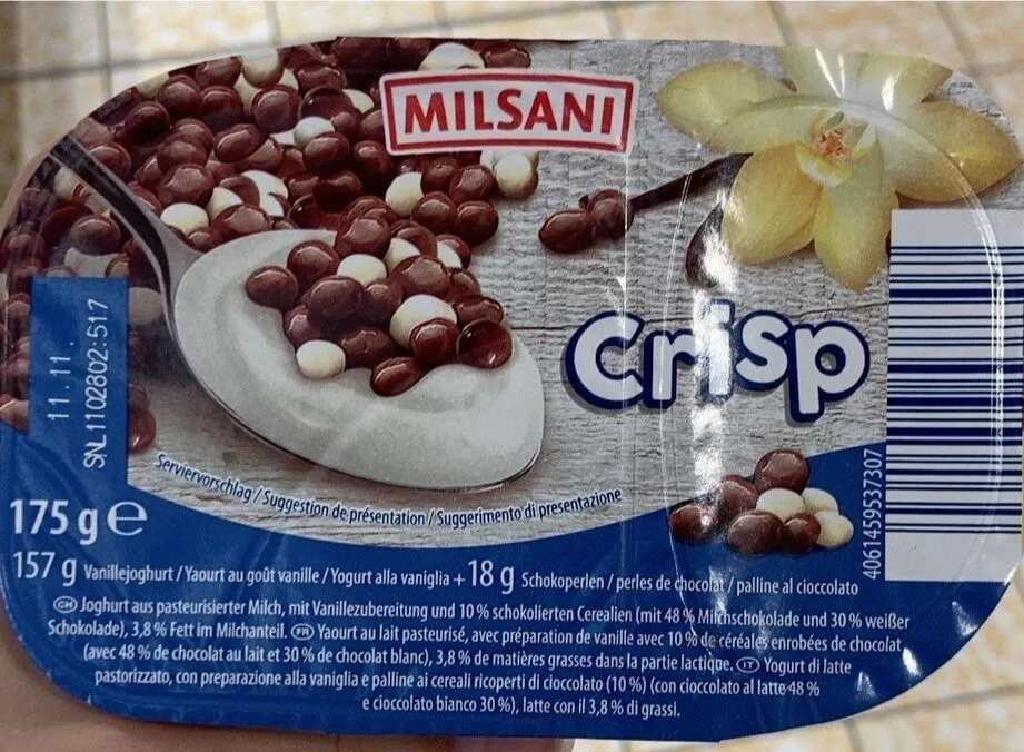 Yogurt crisp