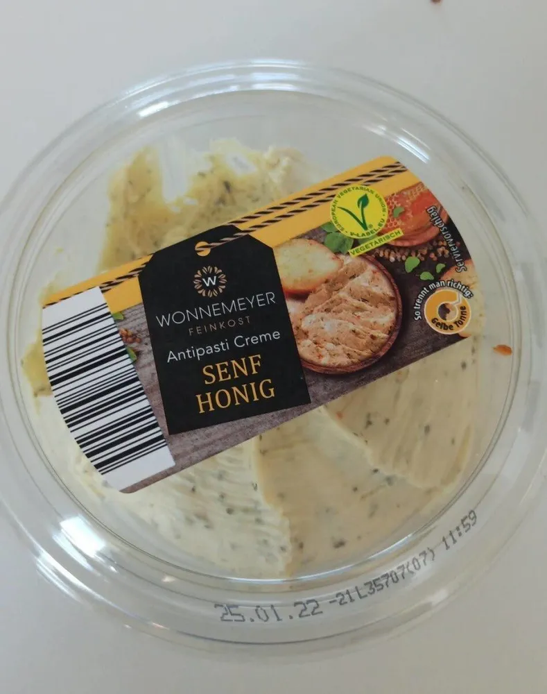 Antipasticreme Senf-Honig