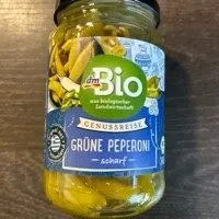 Grüne Peperoni scharf