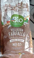 Vollkorn farfalle