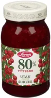 80% Tyttebær utan tilsatt sukker