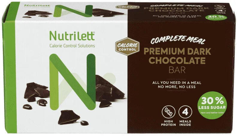 Nutrilett Bar Premium Dark Chocolate 4-pack