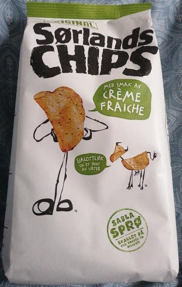 Sørlands chips crème fraiche