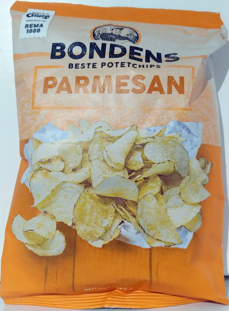 Bondens Beste Potetchips Parmesan