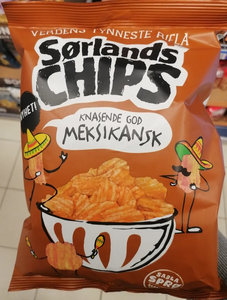 Sørlands Chips Knasende God Meksikansk