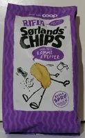 Rifla Sørlandschips med smak av rømme & pepper
