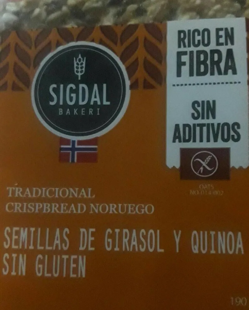 Tradicional crispbread noruego