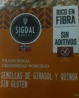 Tradicional crispbread noruego