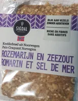 Pain craquant norvégien Romarin et sel de mer