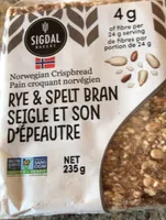 Rye & Spelt Wholegrain Crispbread