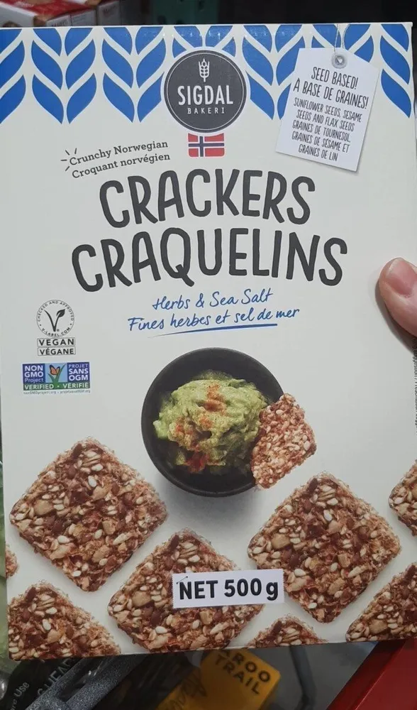 Crackers Herbs & Sea Salt