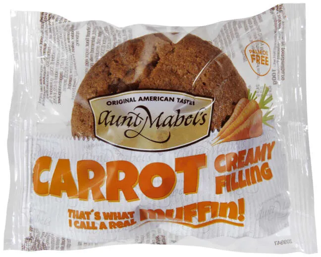 Muffins Carrot 100g Aunt Mabels
