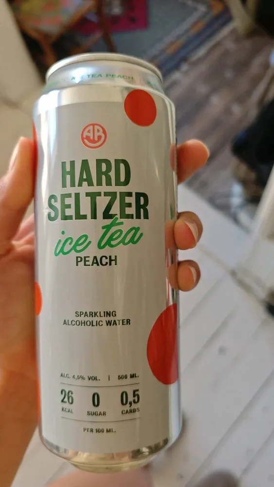 AB Hard Seltzer Ice Tea Peach