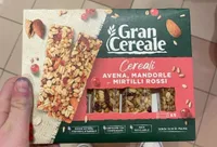 Gran cereale barrette avena, mandorle e mirtilli rossi