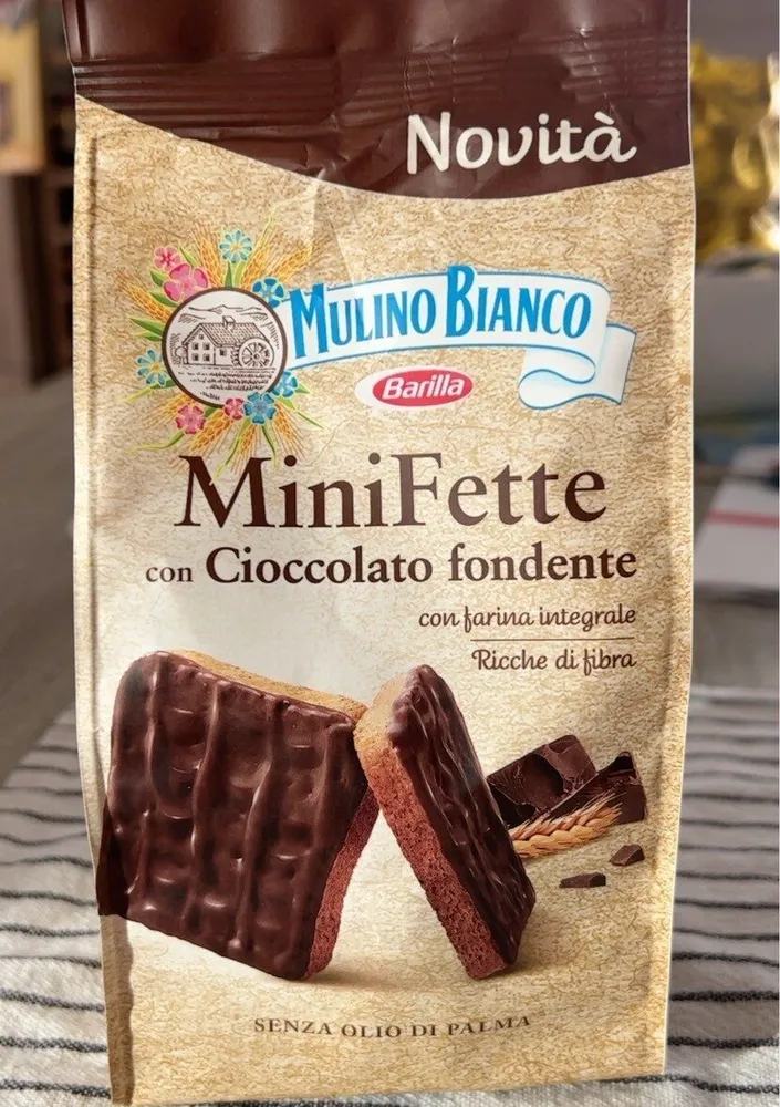 MiniFette con cioccolato fondente