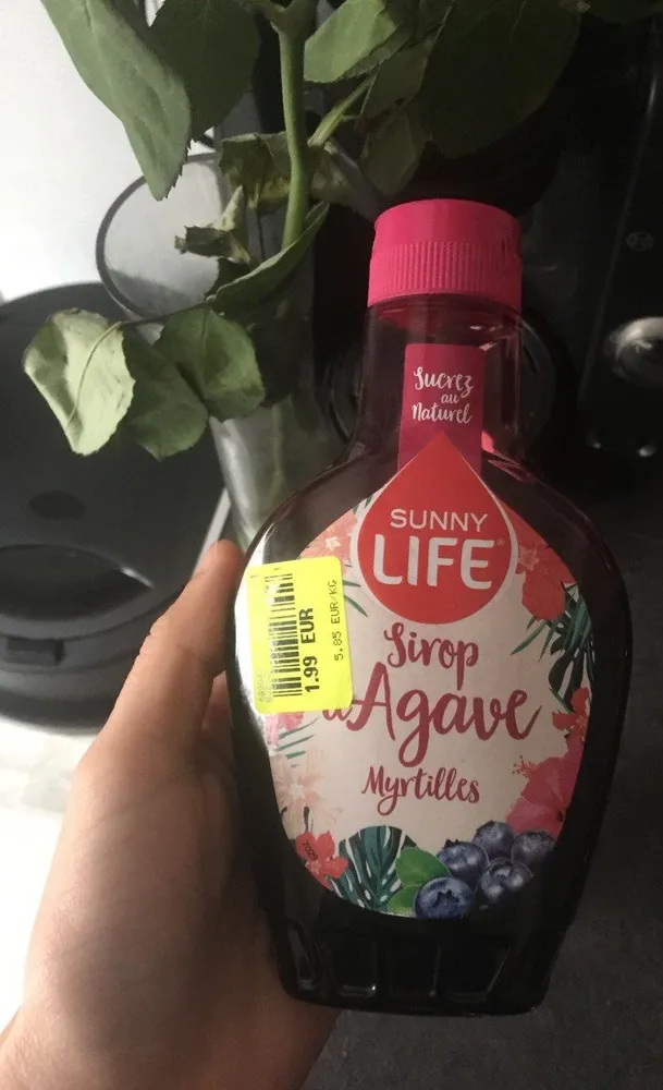 Sirop d'agave Myrtilles