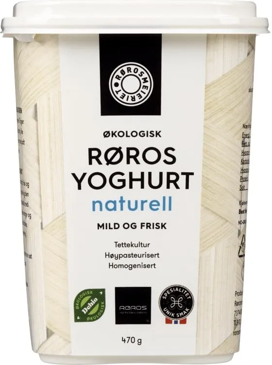 Økologisk Røros Yoghurt Naturell