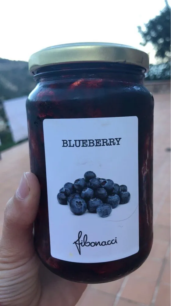 Mermelada blueberry fibonacci