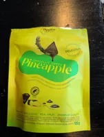 Chocolate dipped pineapple