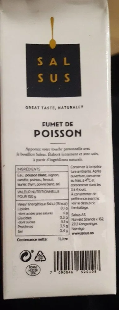fumet de poisson