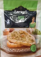 Nan med koriander og hvitløk