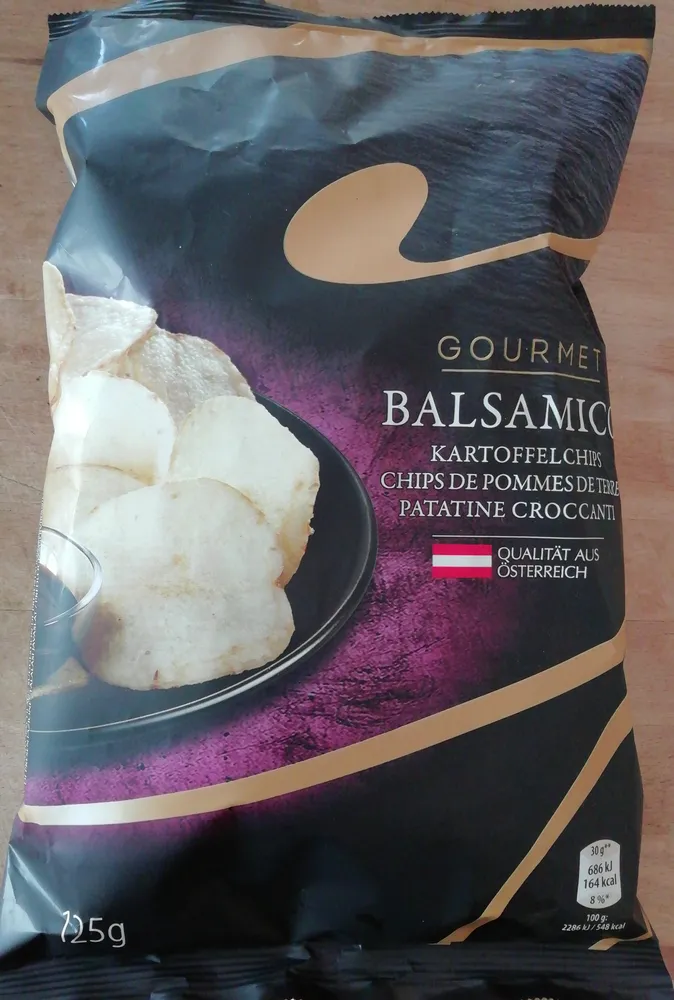Chips de pommes de terre Balsamico