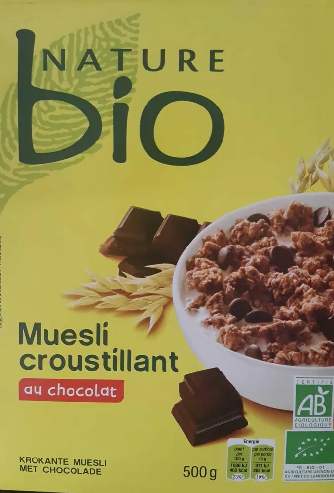 Muesli Croustillant au Chocolat