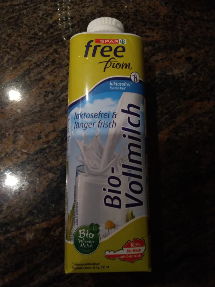 Bio-Vollmilch laktosefrei & länger frisch