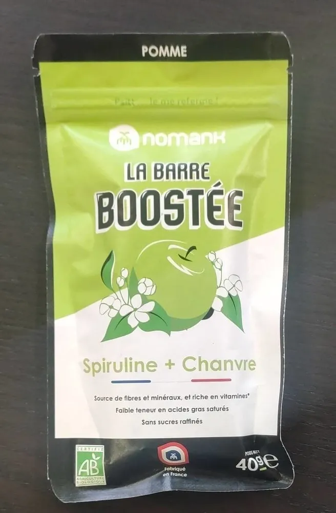 Barre Boostée pomme