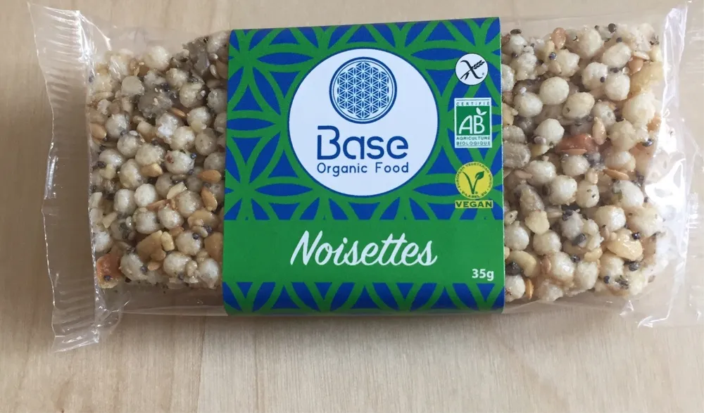 Barre Vegan Noisettes