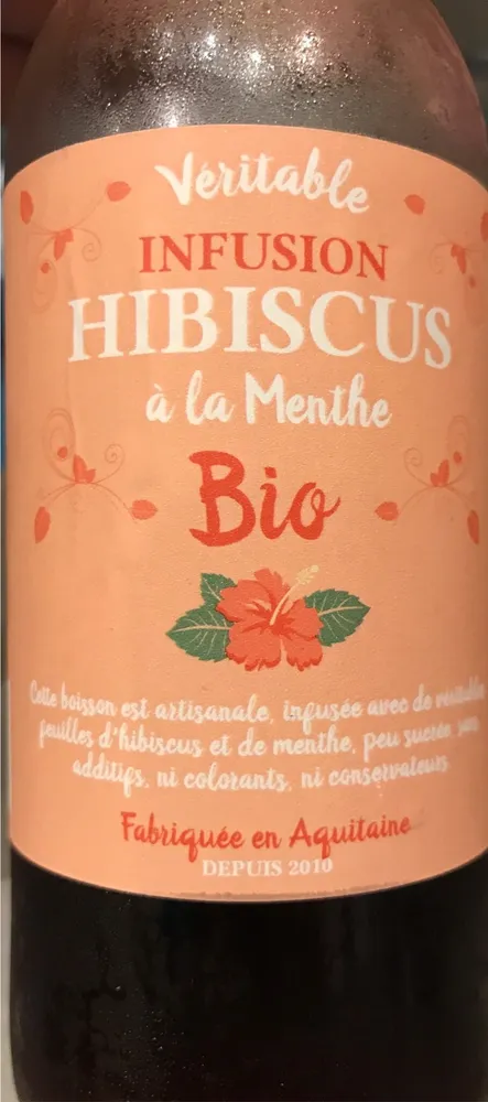 Infusion Hibiscus à la menthe Bio