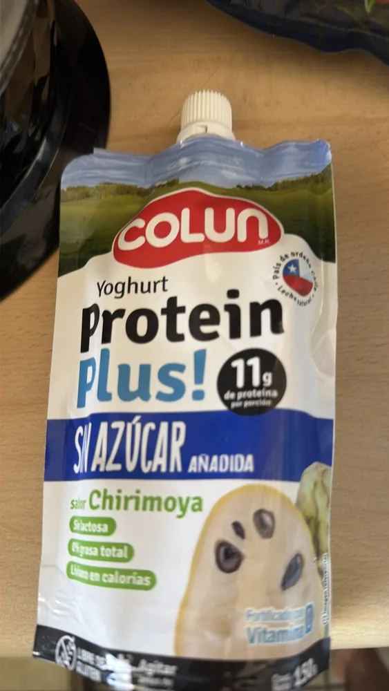 Yoghurt protein Plus! sabor Chirimoya