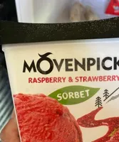 Sorbet framboise et fraise