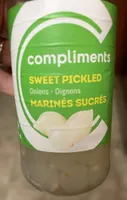 Sweet pickled onions