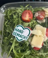 Ruccola Grana Padana Chefredakteur Tomaten
