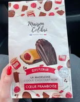 Madeleine cœur framboise