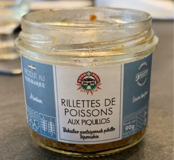 RILLETTES DE POISSONS AUX PIQUILLOS