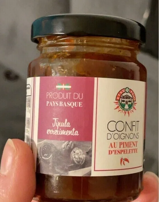 Confit d’oignons au piment d’espelette