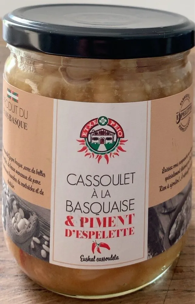 Cassoulet a la basquaise et piment d’espelette