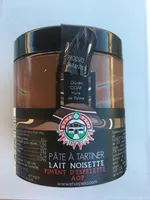 Pâte a Tartiner lait Noisette piment D'Espelette