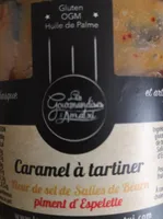Caramel à tartiner fleur de sel piment d'espelette