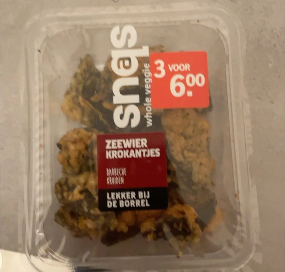 Seaweed crisps bbq