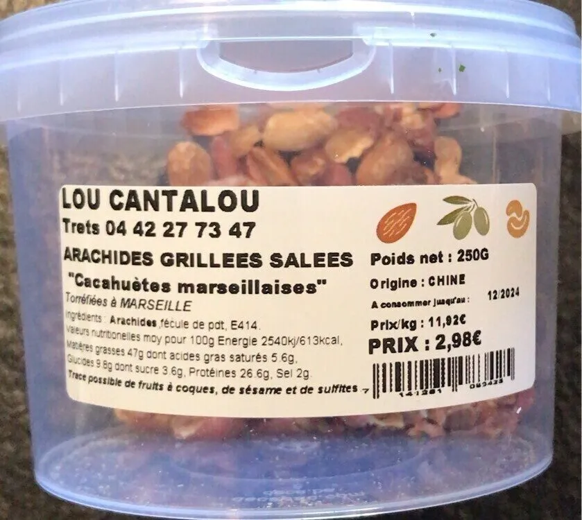 Cacahuètes marseillaises