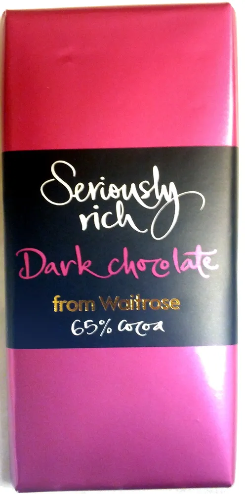 Seriously Rich Dark Chocolate 65% Cocoa