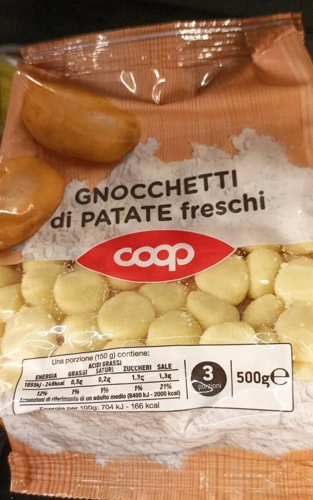 Gnocchi di patate freschi